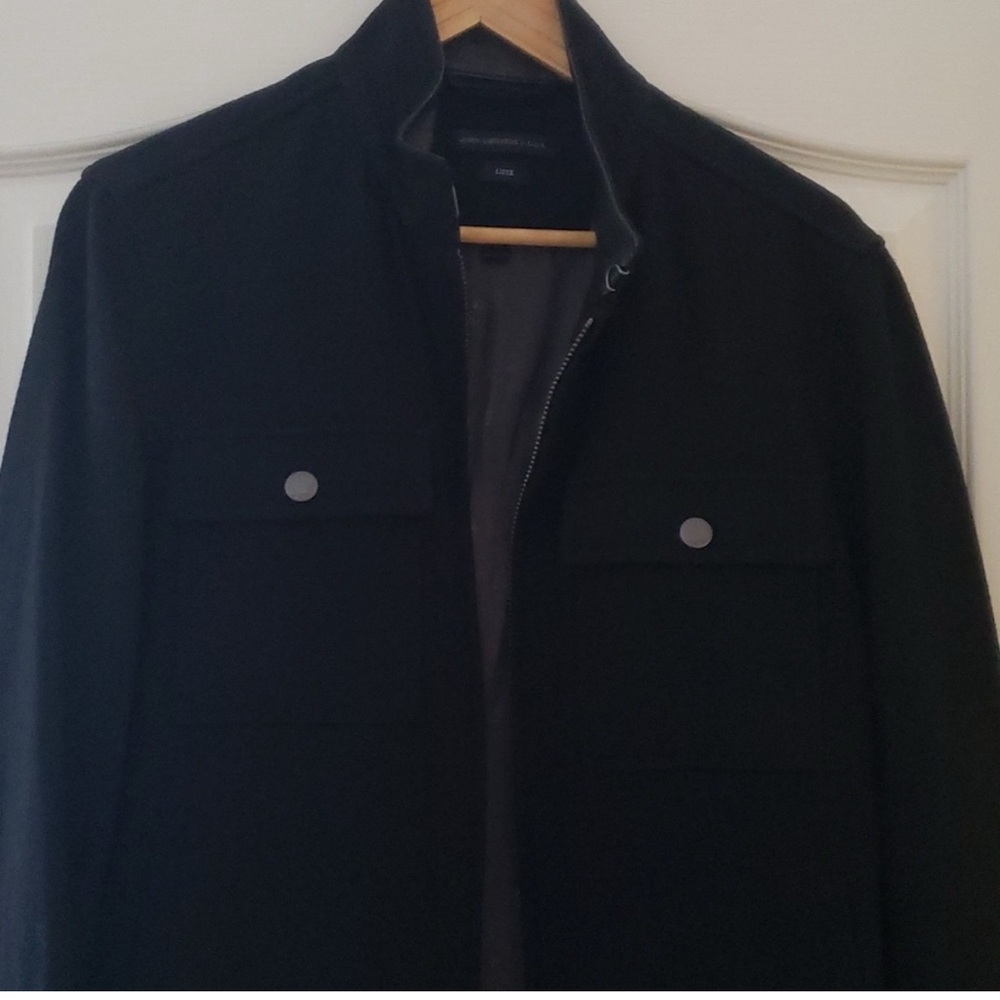 John Varvatos Wool Trucker Jacket